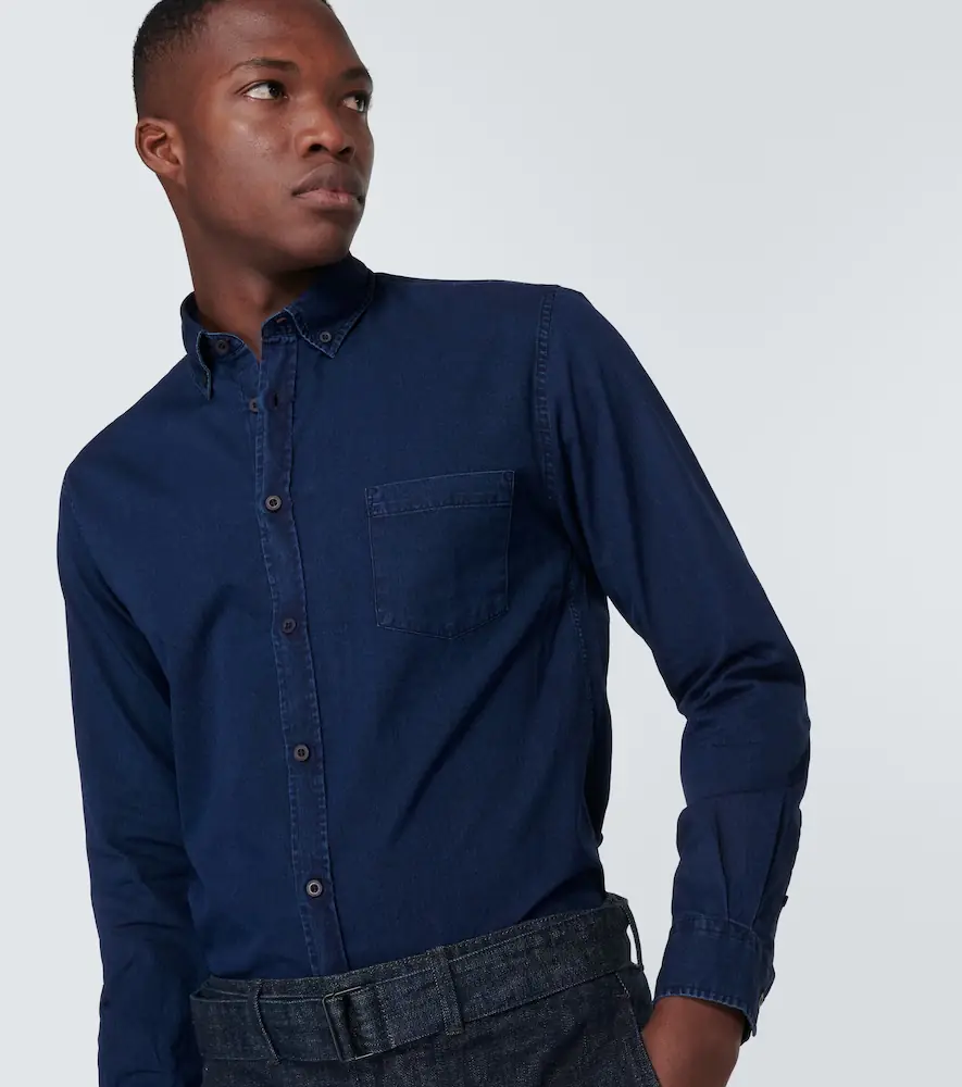 Sunspel Denim shirt | Thumbnail 3 Sunspel Denim shirt | Thumbnail 3