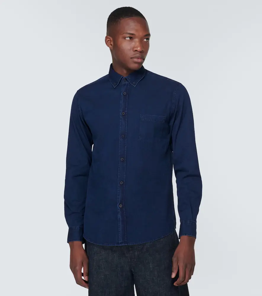 Sunspel Denim shirt | Thumbnail 5 Sunspel Denim shirt | Thumbnail 5