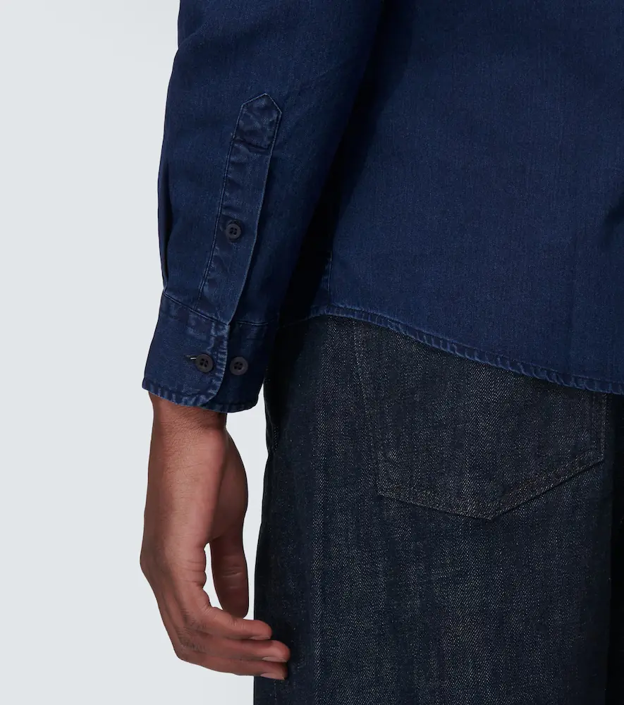 Sunspel Denim shirt | Thumbnail 6 Sunspel Denim shirt | Thumbnail 6