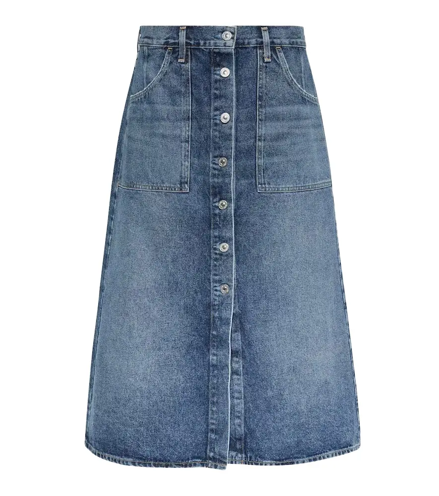 Citizens of Humanity Anouk denim midi skirt