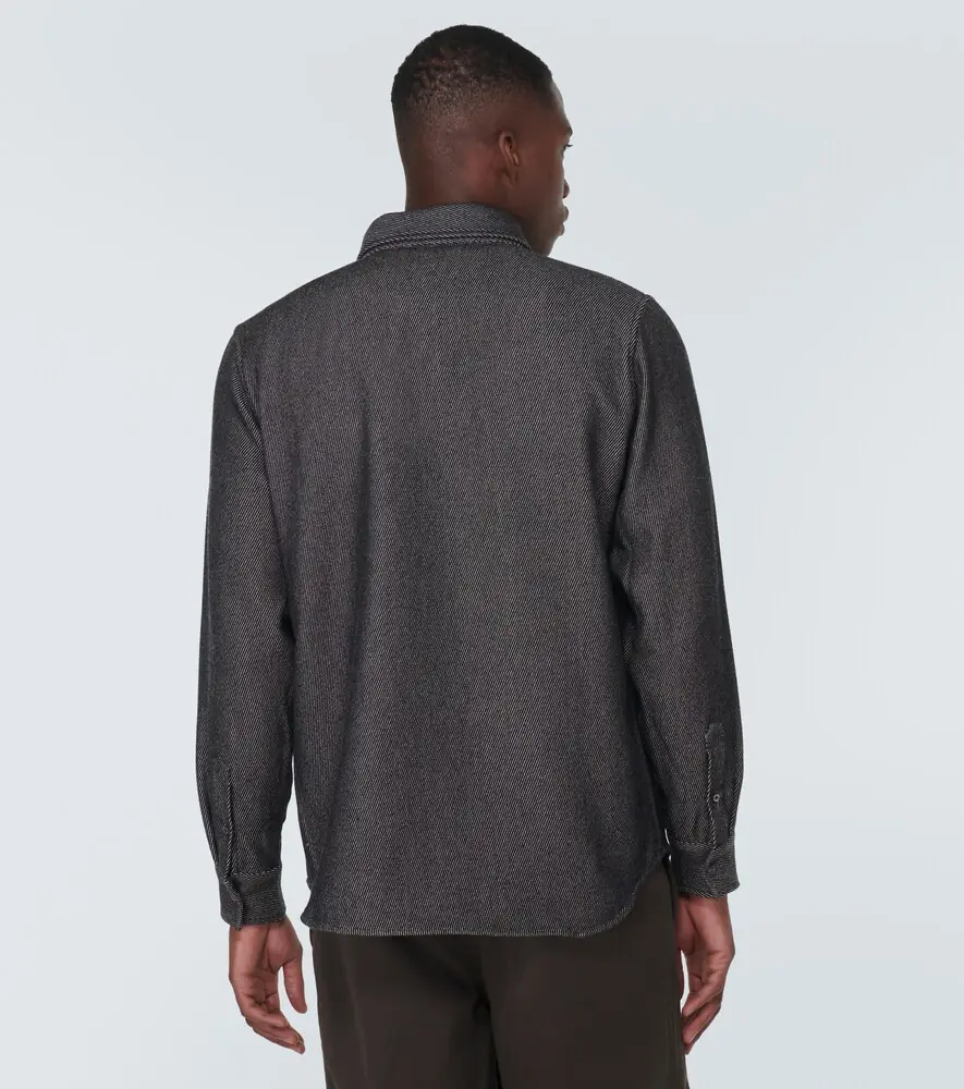 God’s True Cashmere Cashmere and cotton twill shirt | Thumbnail 2 God’s True Cashmere Cashmere and cotton twill shirt | Thumbnail 2