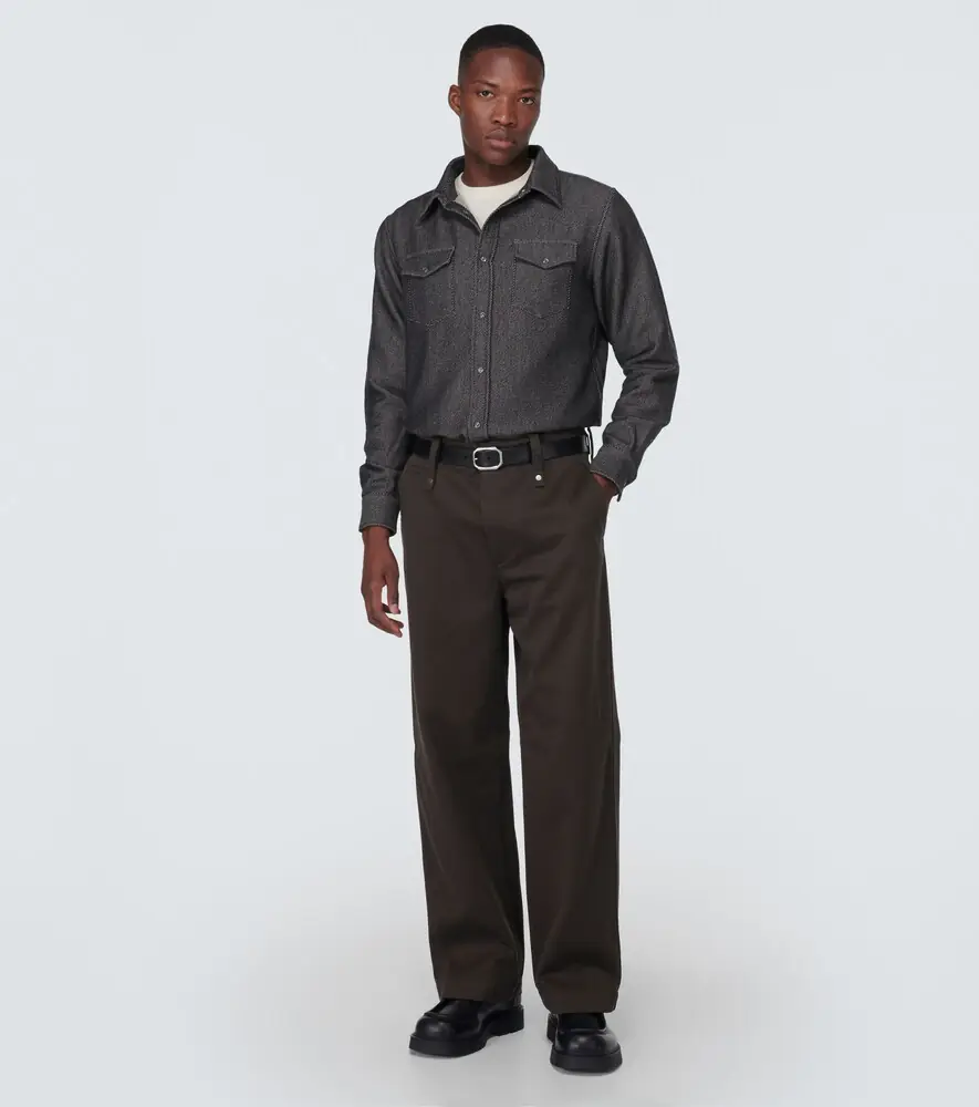 God’s True Cashmere Cashmere and cotton twill shirt | Thumbnail 3 God’s True Cashmere Cashmere and cotton twill shirt | Thumbnail 3