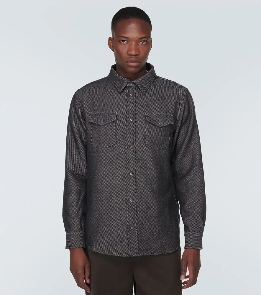 God’s True Cashmere Cashmere and cotton twill shirt | Thumbnail 5 God’s True Cashmere Cashmere and cotton twill shirt | Thumbnail 5