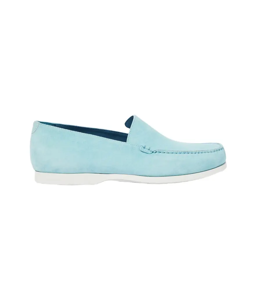 Manolo Blahnik Monaco suede loafers | Image 1 Manolo Blahnik Monaco suede loafers | Image 1