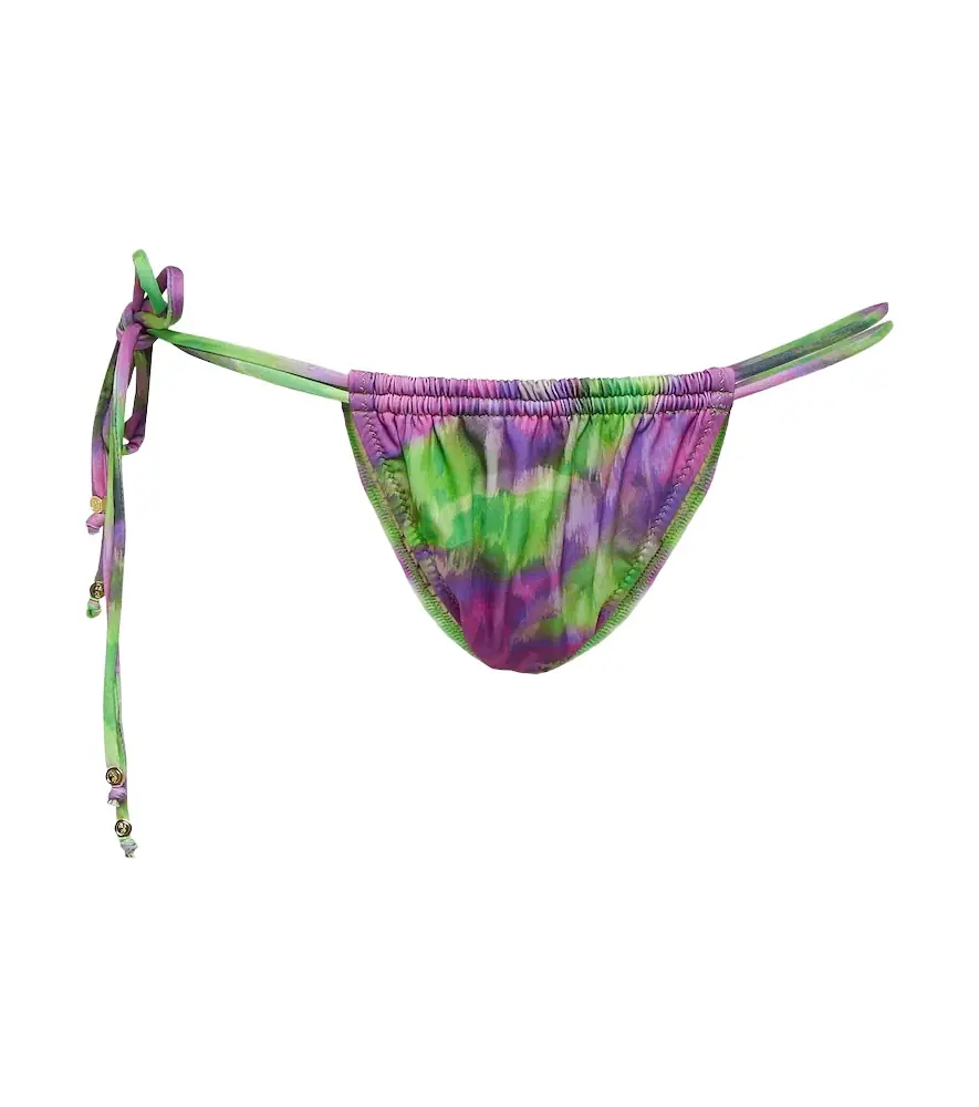 Bananhot Seychelle ruched triangle bikini bottoms
