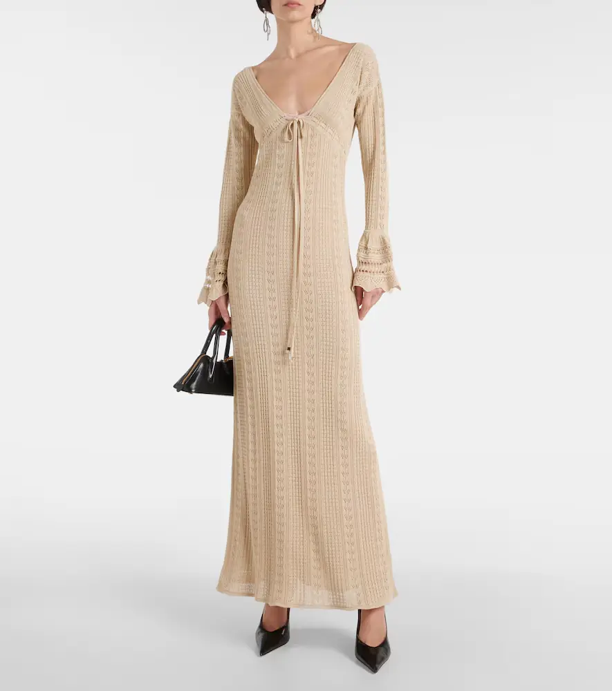 BLUMARINE Crochet maxi dress | Thumbnail 2 BLUMARINE Crochet maxi dress | Thumbnail 2