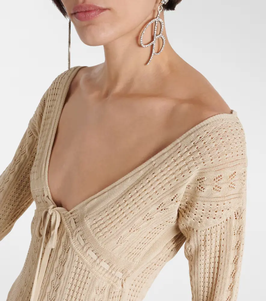 BLUMARINE Crochet maxi dress | Thumbnail 4 BLUMARINE Crochet maxi dress | Thumbnail 4