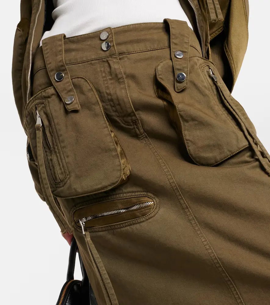 BLUMARINE Denim cargo maxi skirt | Thumbnail 2 BLUMARINE Denim cargo maxi skirt | Thumbnail 2