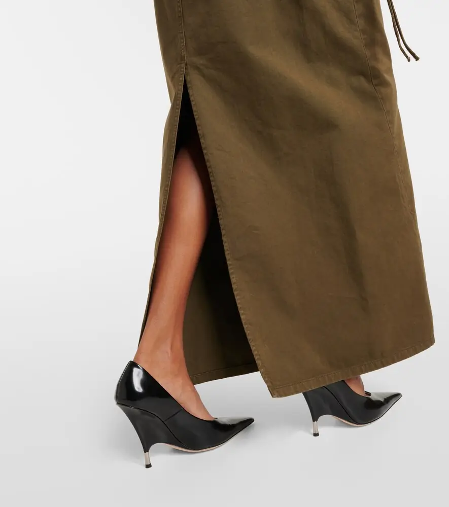 BLUMARINE Denim cargo maxi skirt | Thumbnail 6 BLUMARINE Denim cargo maxi skirt | Thumbnail 6
