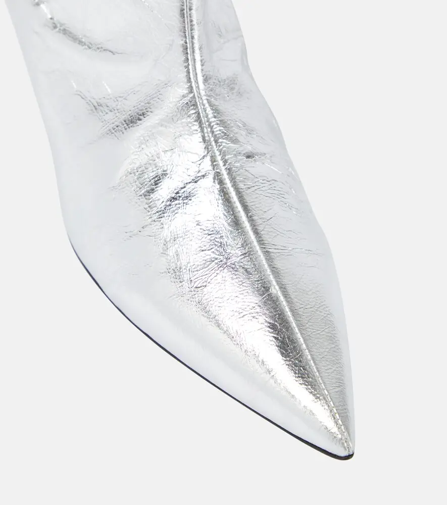 Jil Sander Metallic leather ankle boots | Thumbnail 6