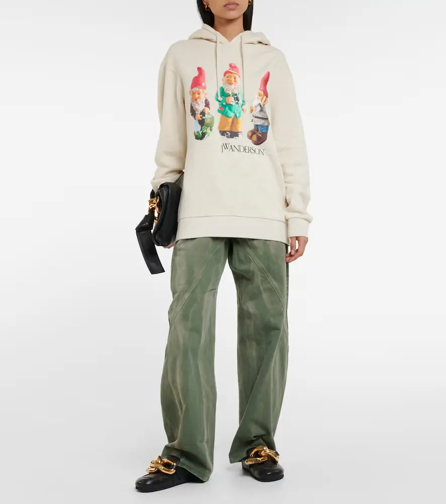 JW Anderson Gnome Trio cotton hoodie | Thumbnail 2