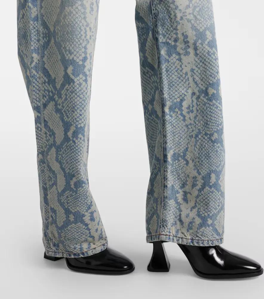 Sportmax Diego snake-print straight jeans | Thumbnail 2 Sportmax Diego snake-print straight jeans | Thumbnail 2