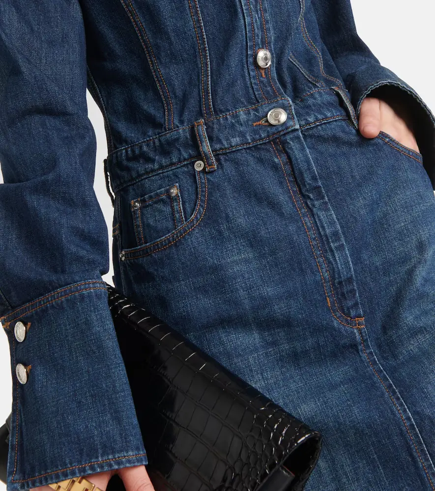 Sportmax Denim midi dress | Thumbnail 4 Sportmax Denim midi dress | Thumbnail 4
