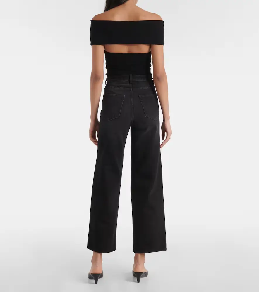 TOTEME High-rise wide-leg jeans | Thumbnail 6