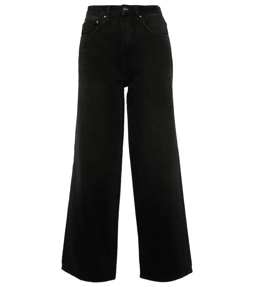 TOTEME High-rise wide-leg jeans