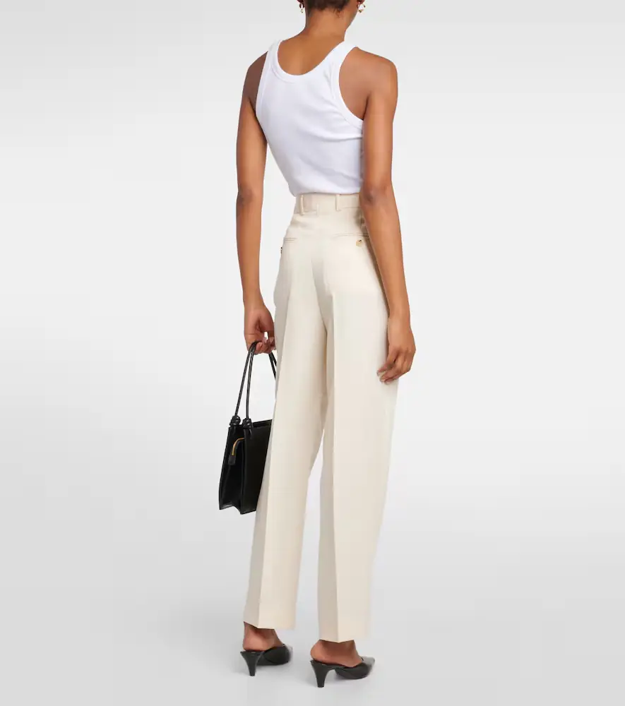 TOTEME Pleated straight pants | Thumbnail 2 TOTEME Pleated straight pants | Thumbnail 2