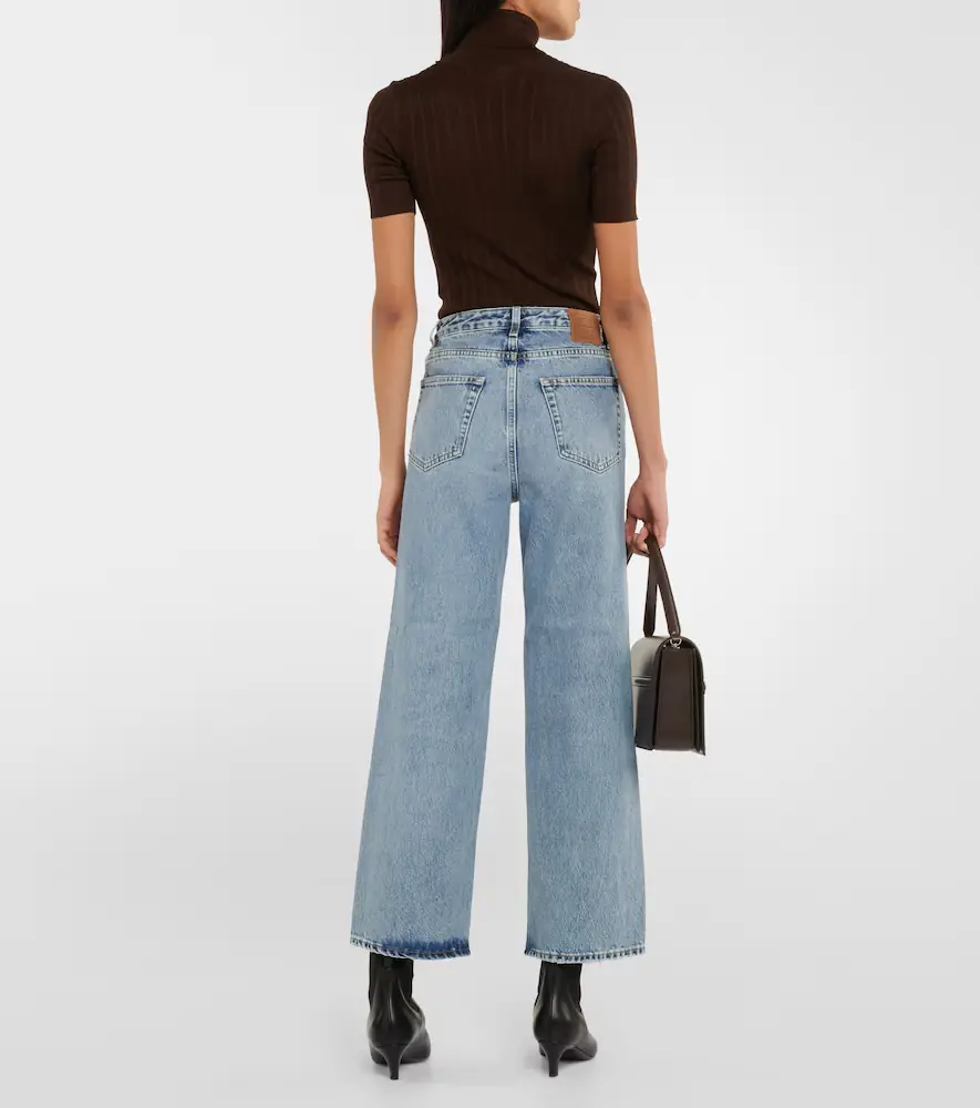 TOTEME High-rise wide-leg jeans | Thumbnail 4 TOTEME High-rise wide-leg jeans | Thumbnail 4