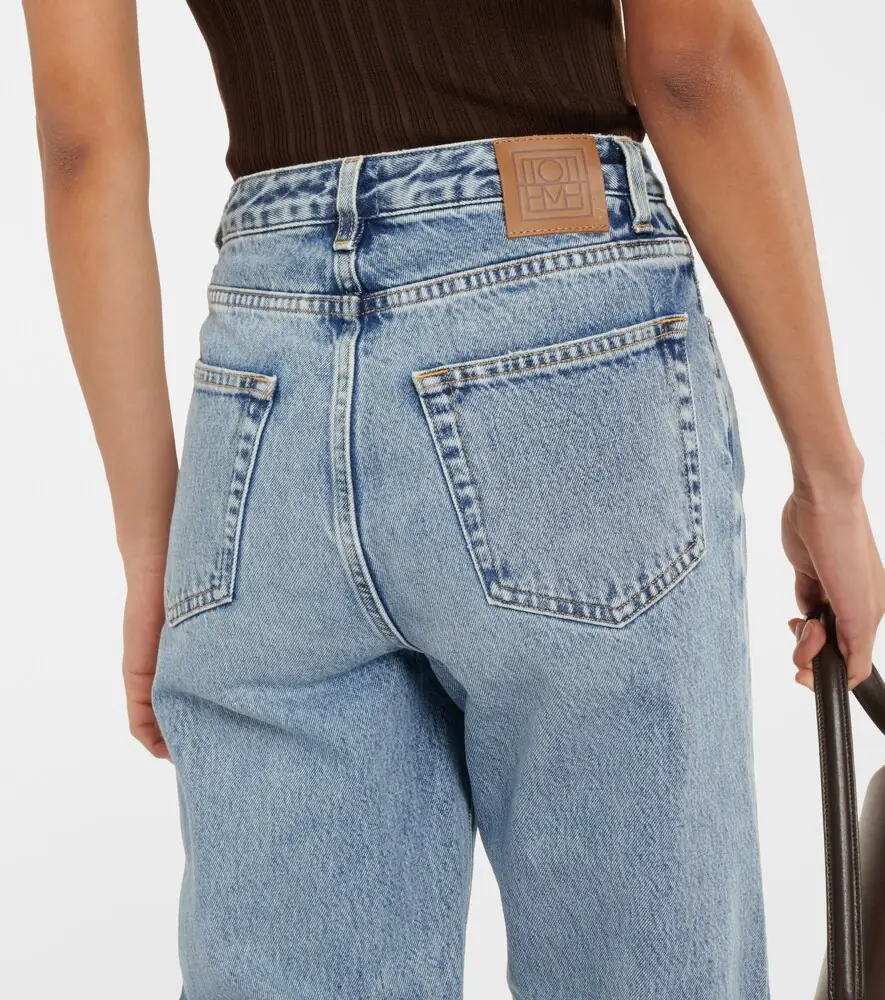 TOTEME High-rise wide-leg jeans | Thumbnail 5 TOTEME High-rise wide-leg jeans | Thumbnail 5
