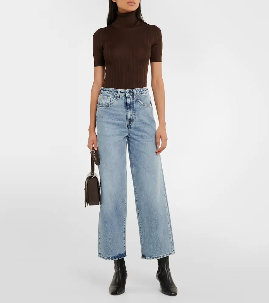 TOTEME High-rise wide-leg jeans | Thumbnail 6 TOTEME High-rise wide-leg jeans | Thumbnail 6
