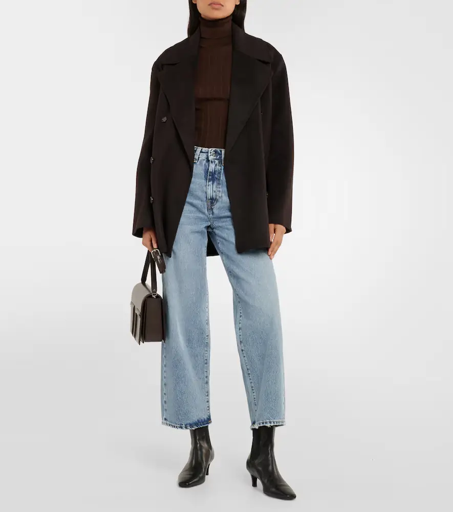 TOTEME High-rise wide-leg jeans | Thumbnail 7 TOTEME High-rise wide-leg jeans | Thumbnail 7