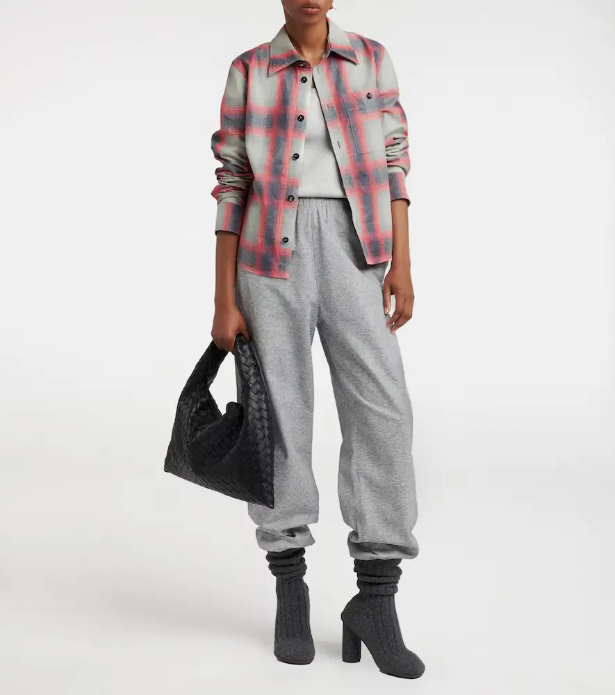 Bottega Veneta Trompe l'ail leather sweatpants | Thumbnail 3 Bottega Veneta Trompe l'ail leather sweatpants | Thumbnail 3