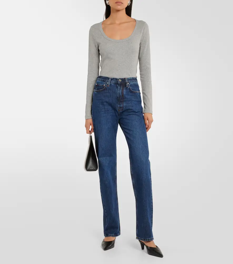 TOTEME Classic Cut high-rise straight jeans | Thumbnail 2