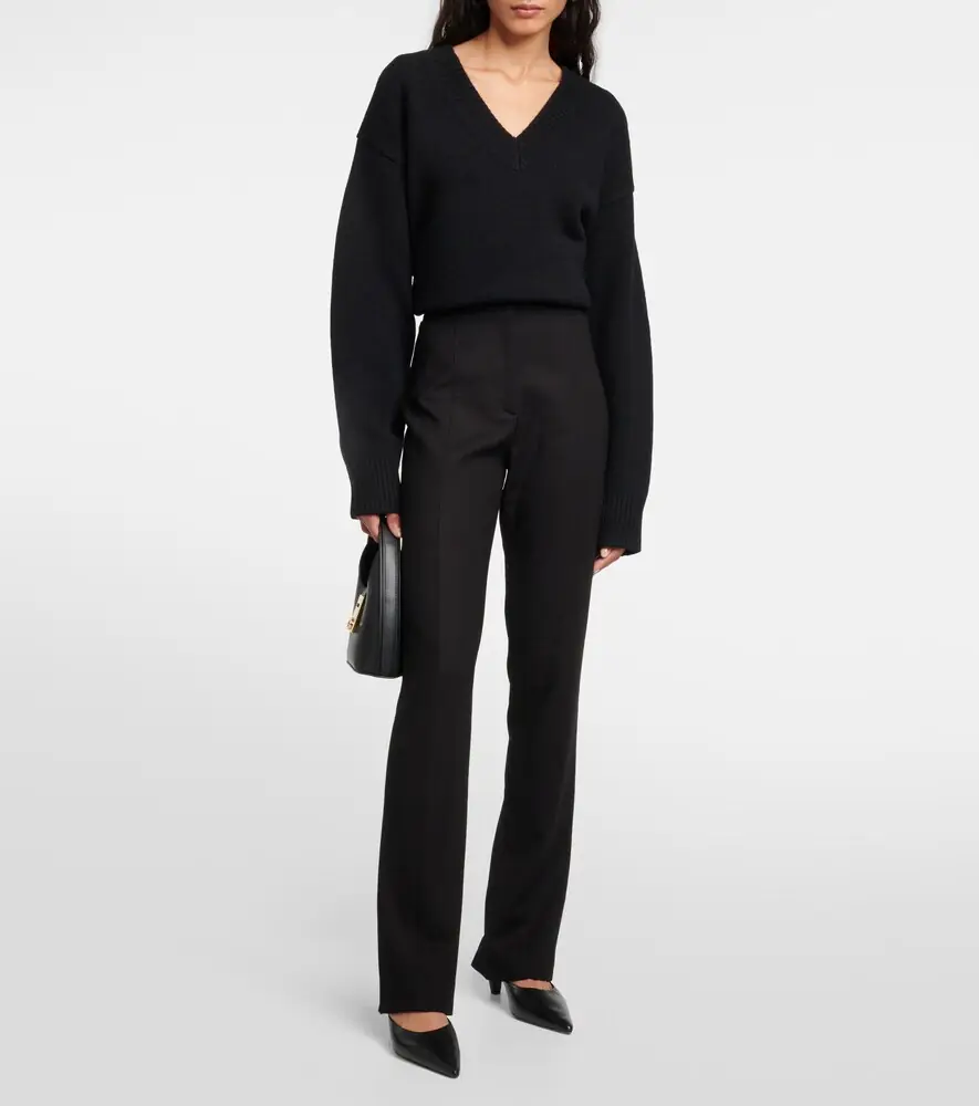 TOTEME High-rise slim suit pants | Thumbnail 2 TOTEME High-rise slim suit pants | Thumbnail 2