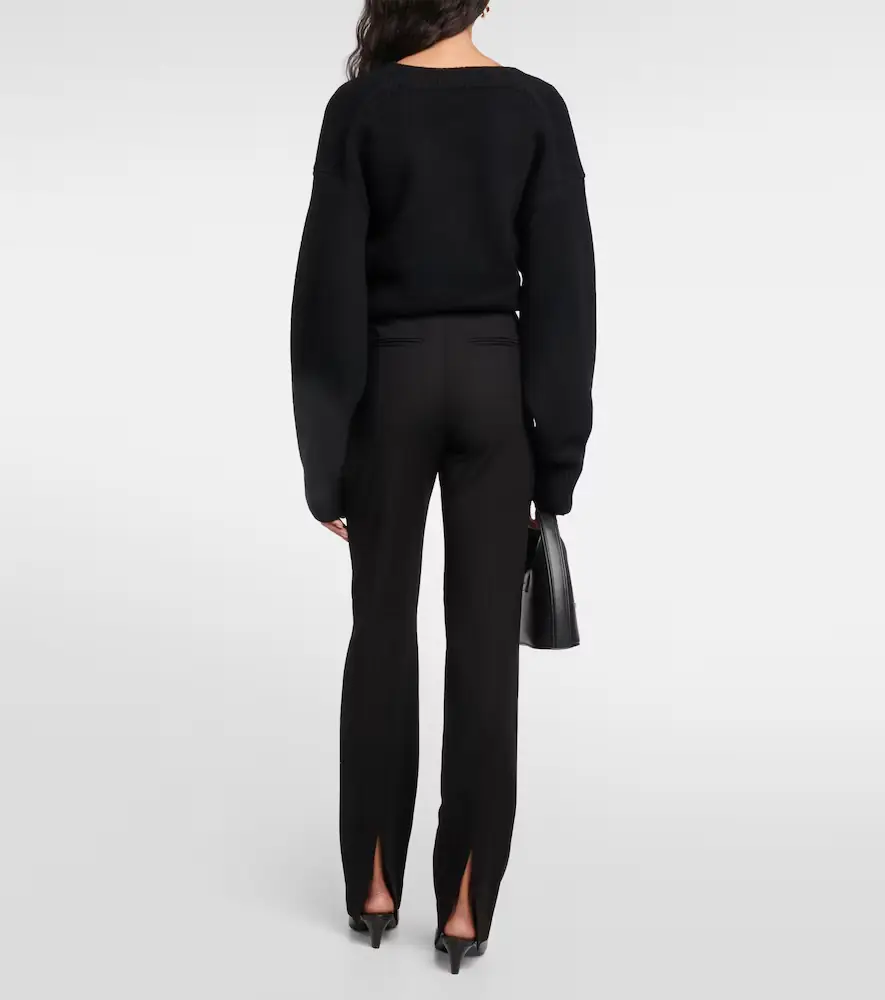 TOTEME High-rise slim suit pants | Thumbnail 4 TOTEME High-rise slim suit pants | Thumbnail 4