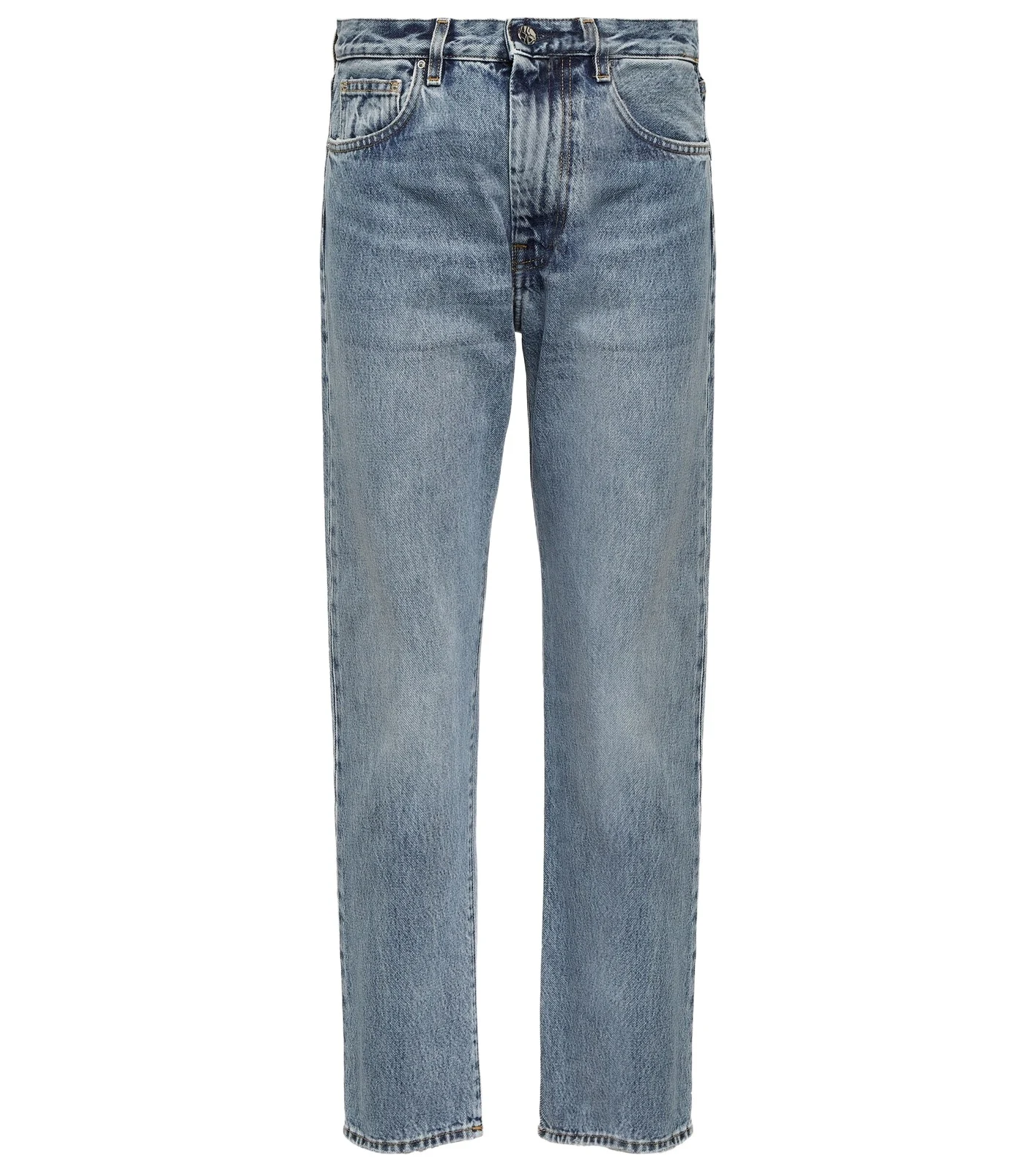 TOTEME Twisted Seam mid-rise straight jeans