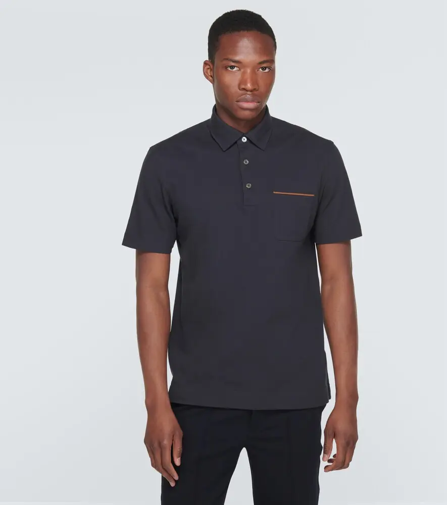 Zegna Cotton piqué polo shirt | Thumbnail 3
