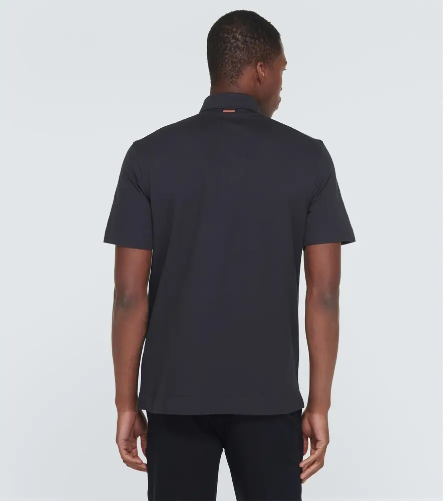 Zegna Cotton piqué polo shirt | Thumbnail 5