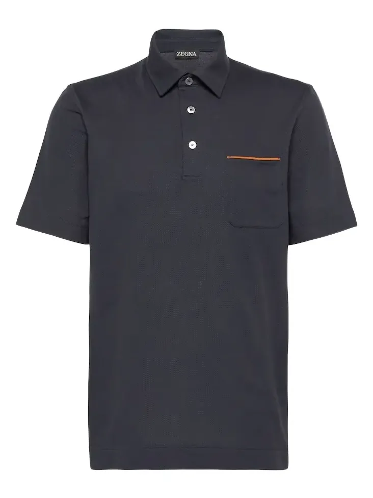 Cotton piqué polo shirt Cotton piqué polo shirt