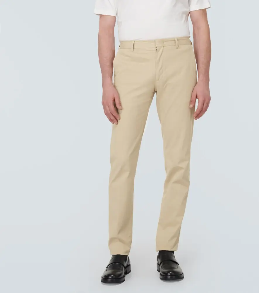 Zegna Cotton-blend chinos | Thumbnail 4 Zegna Cotton-blend chinos | Thumbnail 4