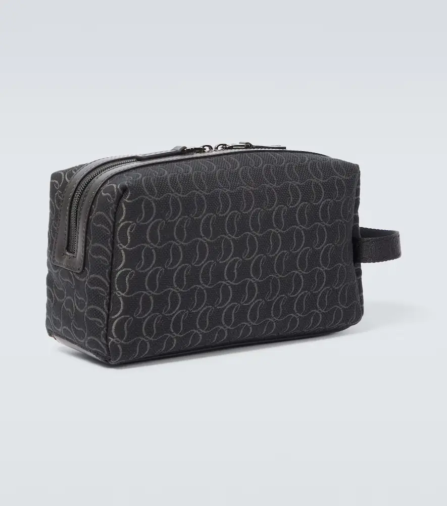 Christian Louboutin Zip N Flap logo jacquard pouch | Thumbnail 3