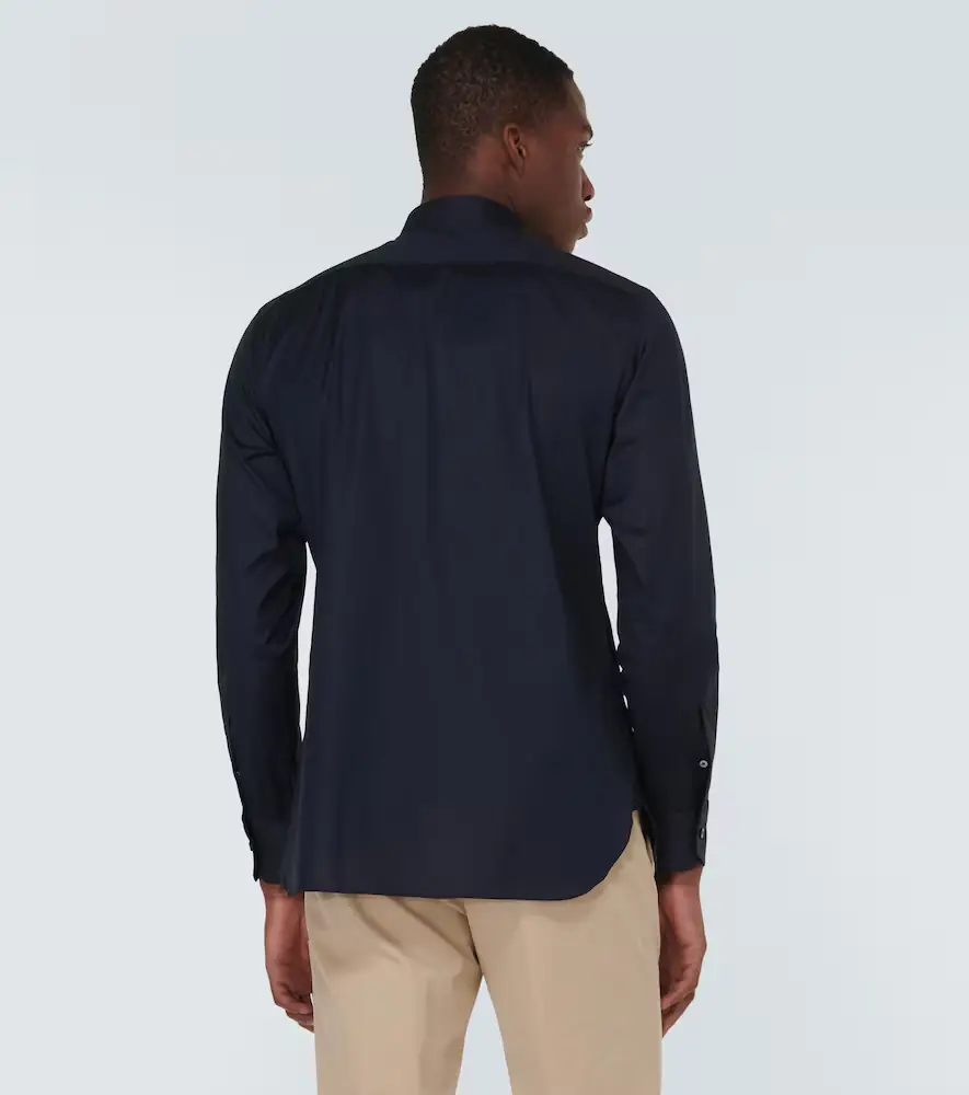 Zegna Cotton Oxford shirt | Thumbnail 4