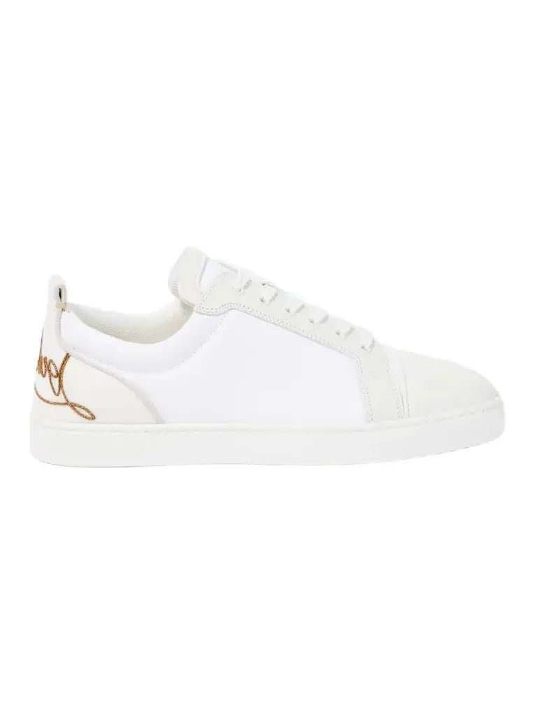 Christian Louboutin Fun Louis Junior leather sneakers