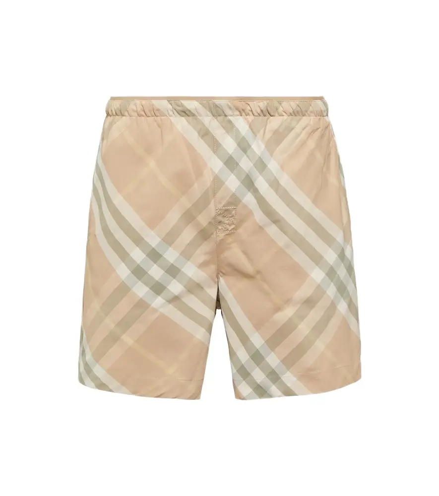 Burberry Check swim trunks | Image 1 Burberry Check swim trunks | Image 1