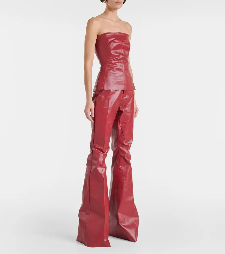 Rick Owens Coated denim corset top | Thumbnail 2 Rick Owens Coated denim corset top | Thumbnail 2