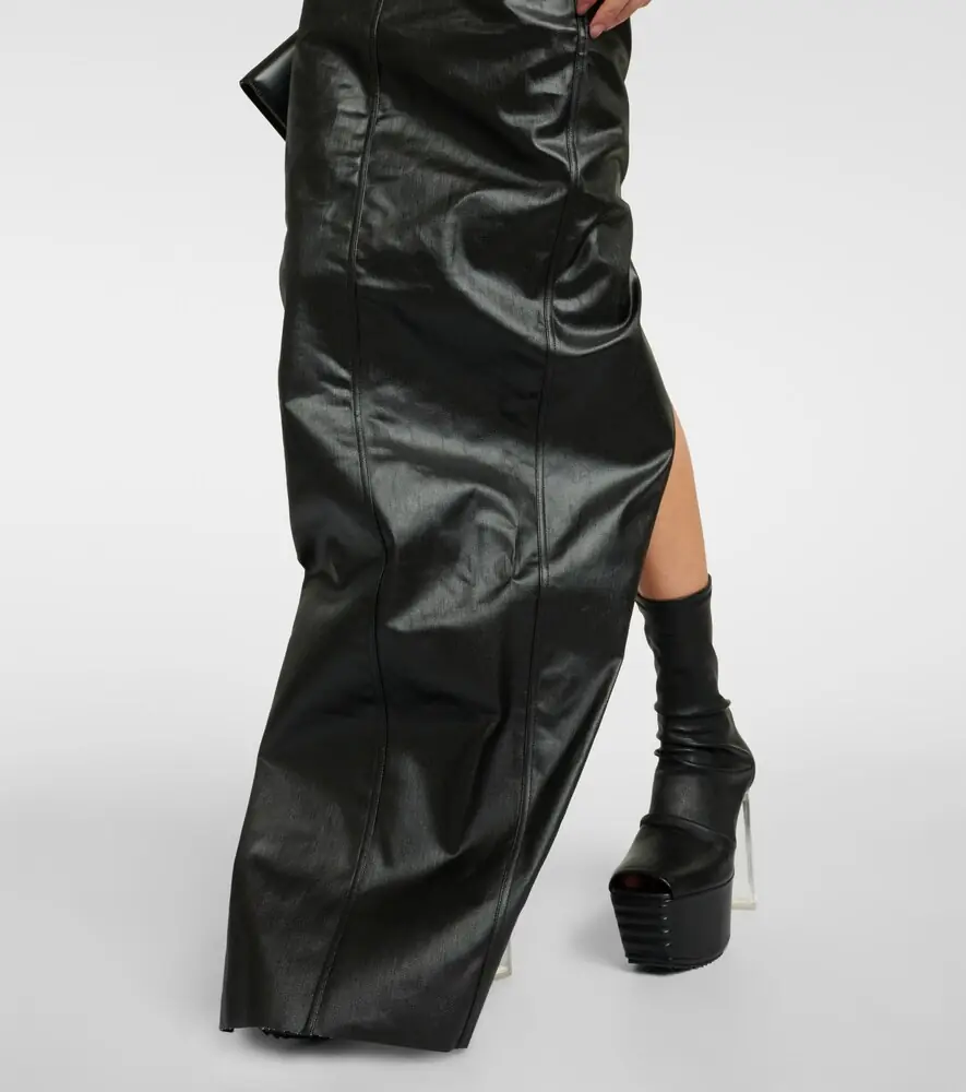 Rick Owens Bustier-detail denim gown | Thumbnail 3