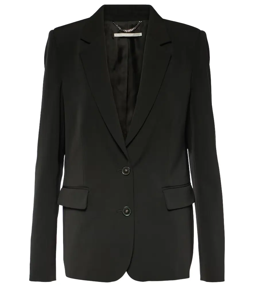Stella McCartney Single-breasted wool blend blazer | Image 1 Stella McCartney Single-breasted wool blend blazer | Image 1