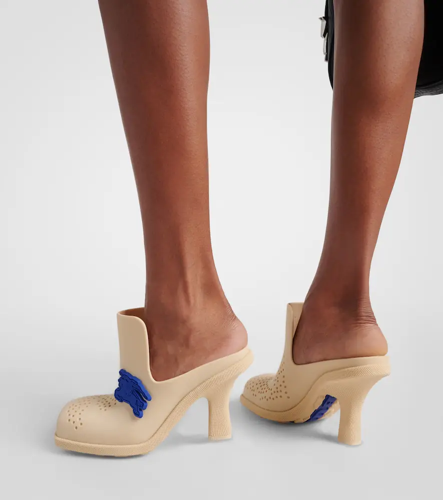 Burberry Highland rubber mules | Thumbnail 3