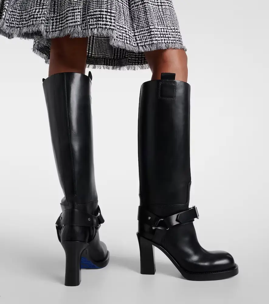 Burberry Stirrup leather knee-high boots | Thumbnail 3 Burberry Stirrup leather knee-high boots | Thumbnail 3