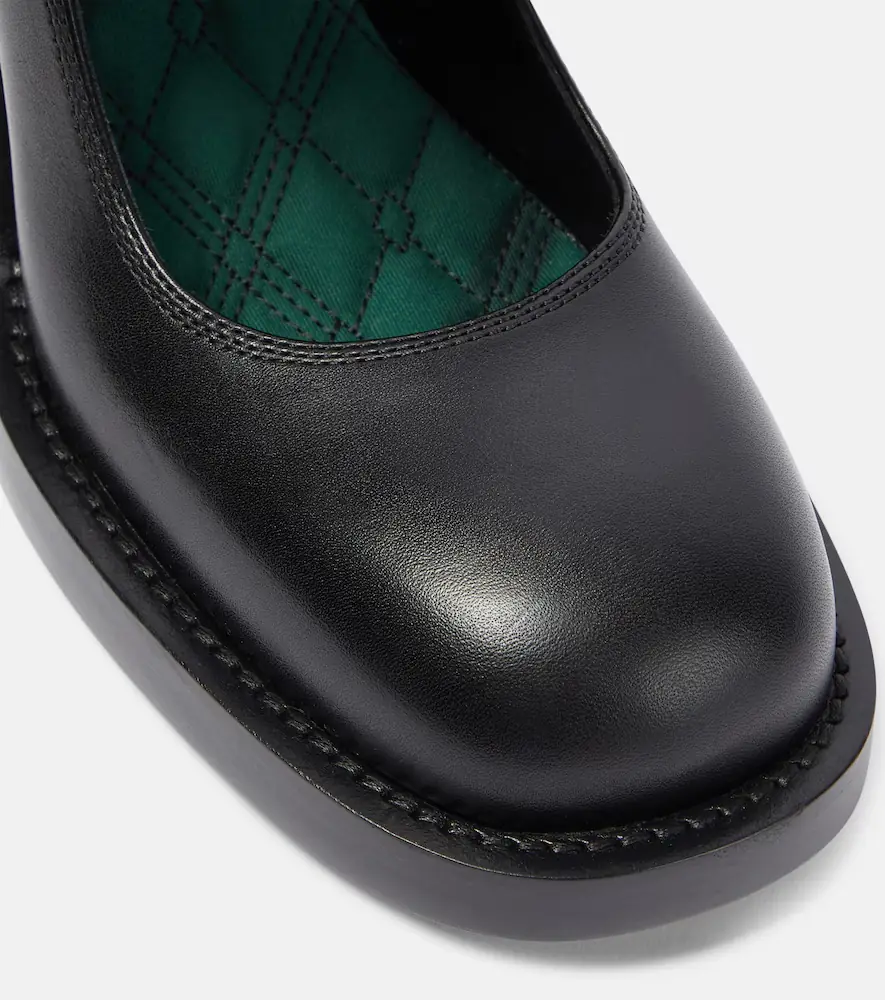 Burberry 85 leather pumps | Thumbnail 2