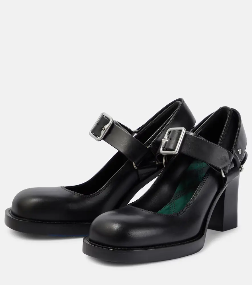 Burberry 85 leather pumps | Thumbnail 3