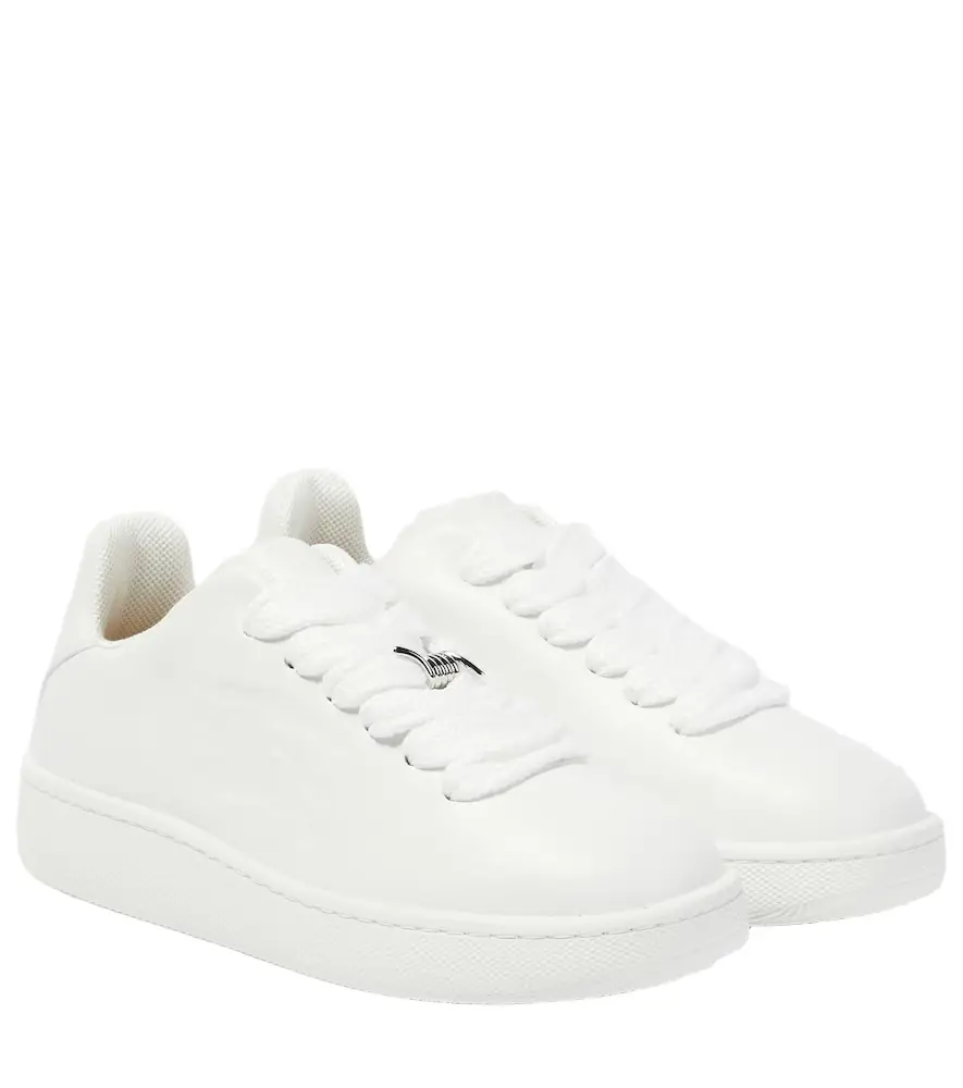 Burberry Box leather sneakers | Image 1 Burberry Box leather sneakers | Image 1