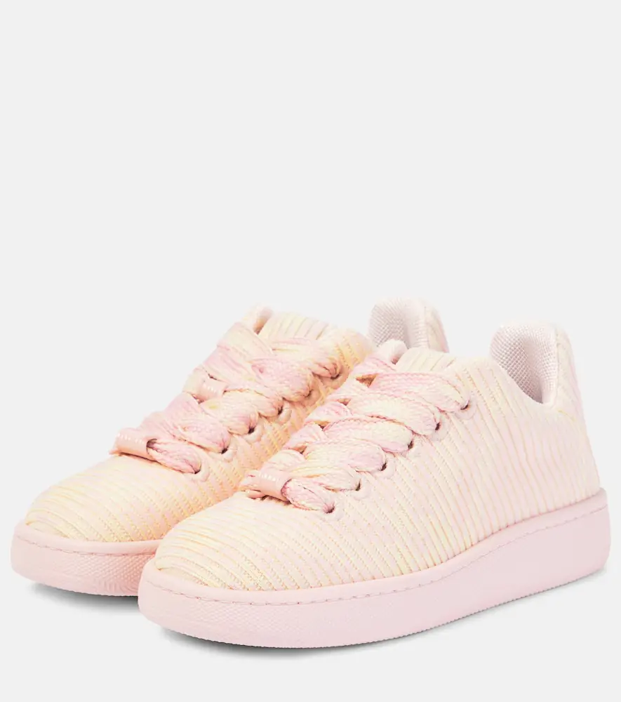 Burberry New Trainer checked canvas sneakers | Thumbnail 3
