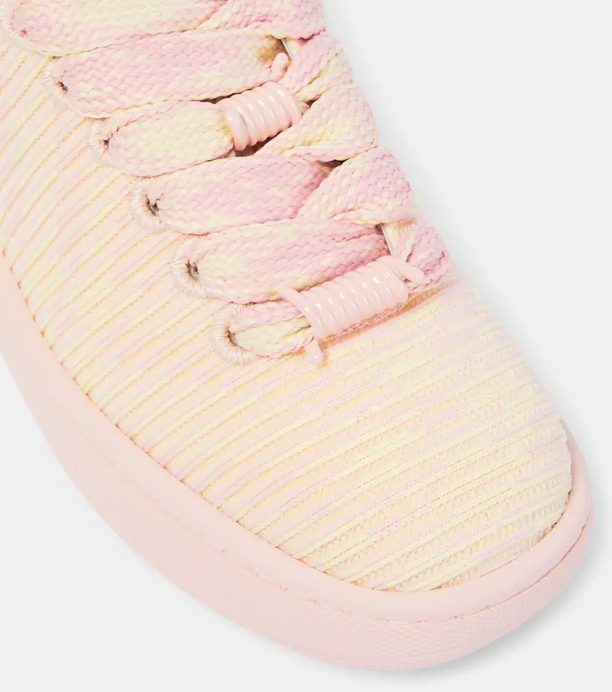 Burberry New Trainer checked canvas sneakers | Thumbnail 4