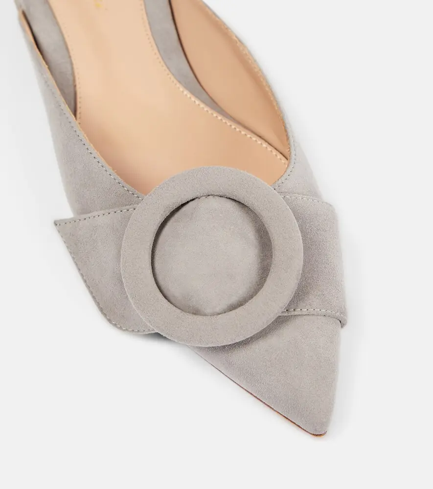 Gianvito Rossi Suede ballet flats | Thumbnail 2