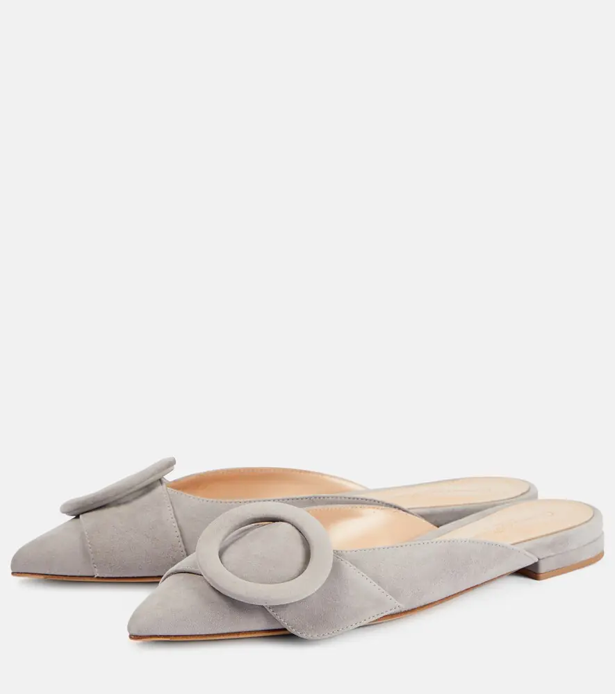Gianvito Rossi Suede ballet flats | Thumbnail 4
