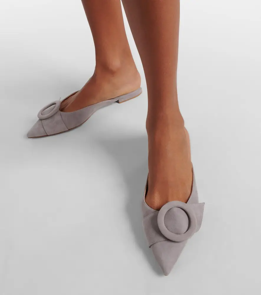 Gianvito Rossi Suede ballet flats | Thumbnail 6